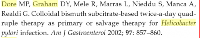 Twice daily bismuth salvage therapy dore and graham